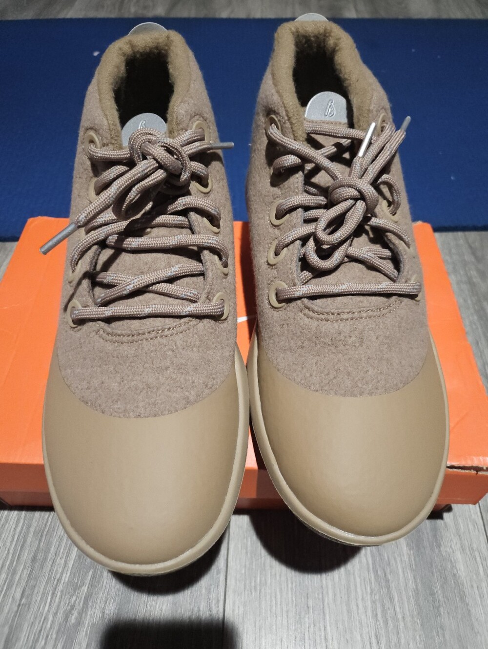 allbirds Men's Wool Runner-up Sneakers in Taupe